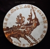 Shaman Drum "Master of Animals", tunable,  with Henna Art
