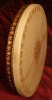 Tunable Frame Drum with henna design and pyrography